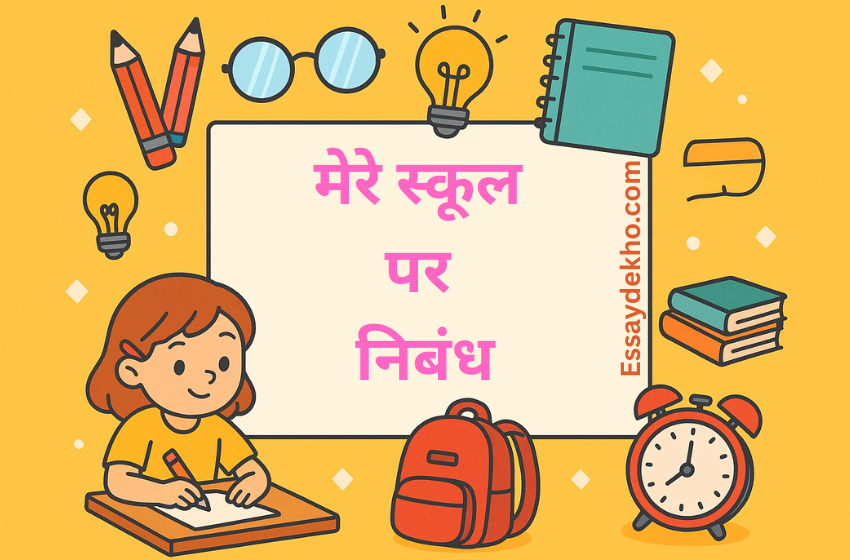 Essay on My School in Hindi