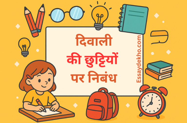 Essay on Diwali Vacation in Hindi