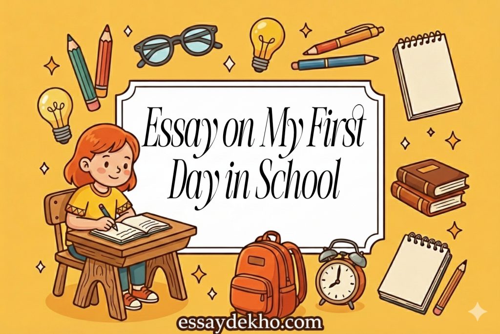 Essay on My First Day in School