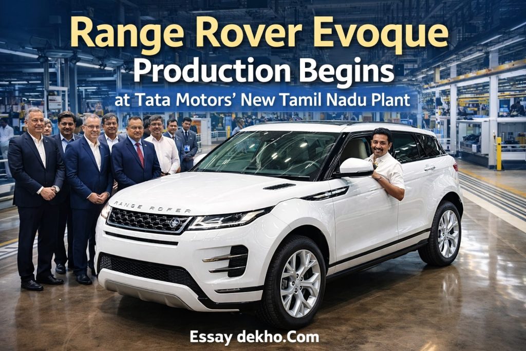 Range Rover Evoque Production Begins at Tata Motors’ New Tamil Nadu Plant