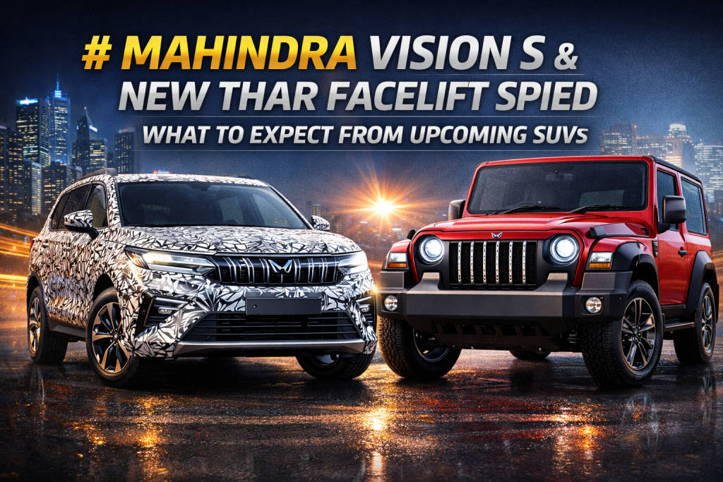 Mahindra Vision S & New Thar Facelift Spied – What To Expect From Upcoming SUVs