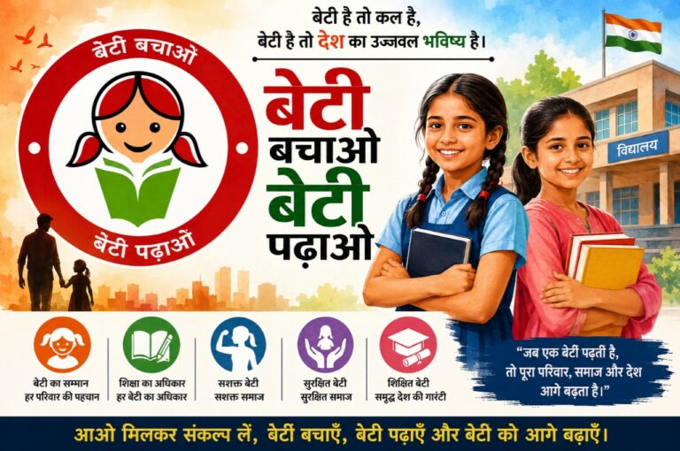 बेटी बचाओ बेटी पढ़ाओ पर निबंध – योजना का महत्व, उद्देश्य और महिला सशक्तिकरण